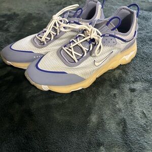 Nike Light Gray and Blue Athletic Shoes